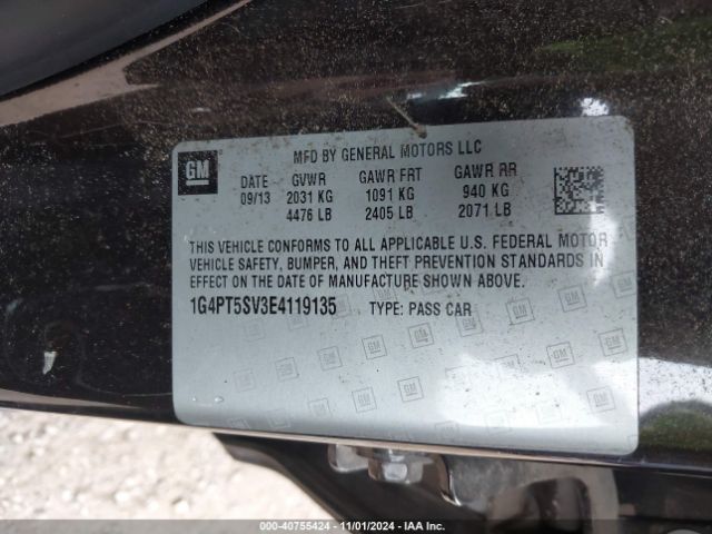 1G4PT5SV3E4119135 Buick Verano Premium Group