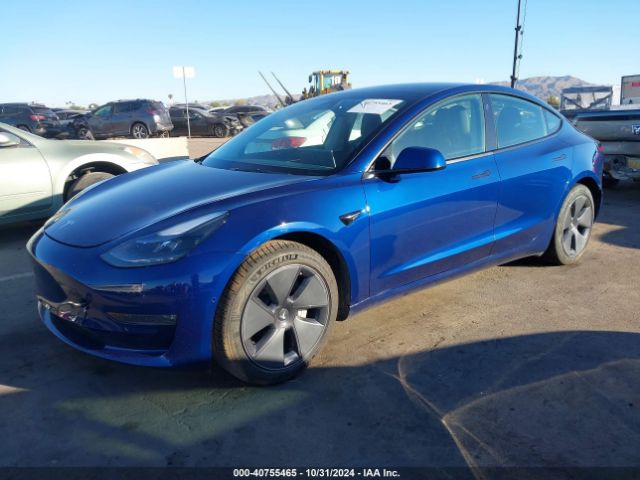 2022 TESLA MODEL 3 5YJ3E1EB6NF294155 Photo 1