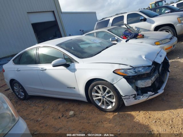 3FA6P0LU9KR274620 Ford Fusion Hybrid Se