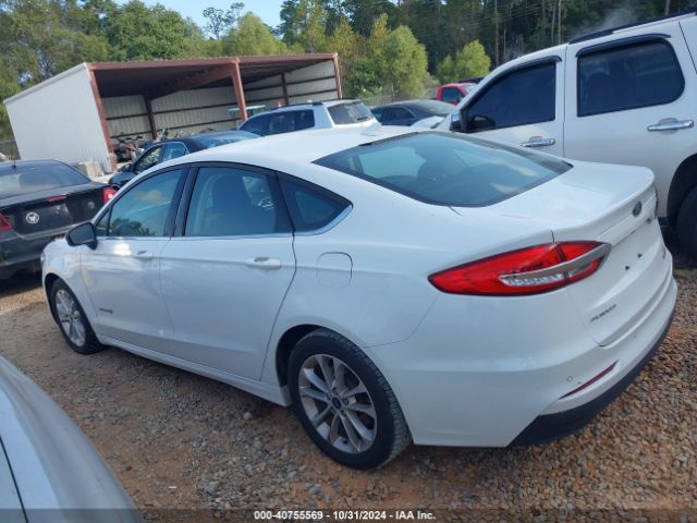 3FA6P0LU9KR274620 Ford Fusion Hybrid Se