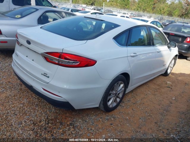 3FA6P0LU9KR274620 Ford Fusion Hybrid Se