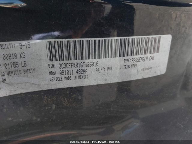 2016 FIAT 500 3C3CFFKR1GT126010 Photo 8