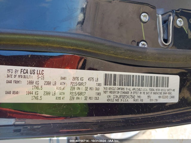 Jeep Patriot Latitude 2015 1C4NJRFB2FD417542 Image 9