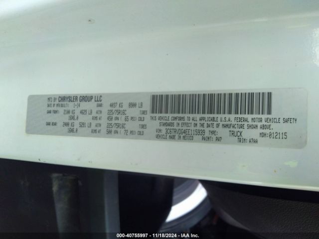 2014 RAM PROMASTER 2500 3C6TRVDG4EE115939 Photo 8