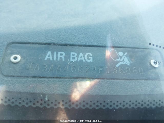 2003 MITSUBISHI GALANT 4A3AA46G23E136860 Photo 8