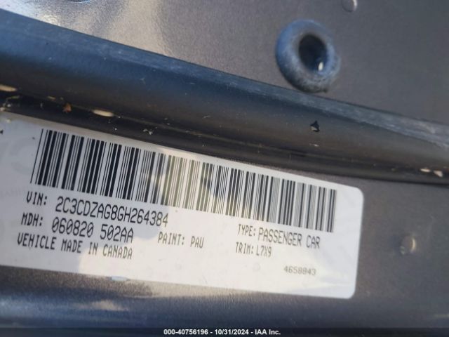 2016 DODGE CHALLENGER 2C3CDZAG8GH264384 Photo 8