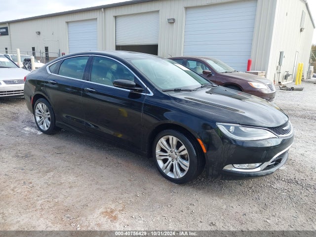 2016 Chrysler 200 C Platinum მანქანა იყიდება აუქციონზე, vin: 1C3CCCCG4GN185007, აუქციონის ნომერი: 40756429
