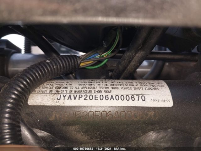 2006 YAMAHA VMX12 JYAVP20E06A000670 Photo 9