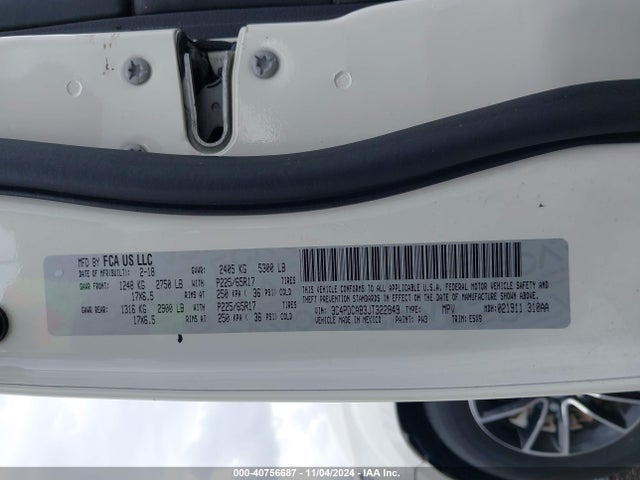 Dodge JOURNEY SE 2018 3C4PDCAB3JT322849 Image 9