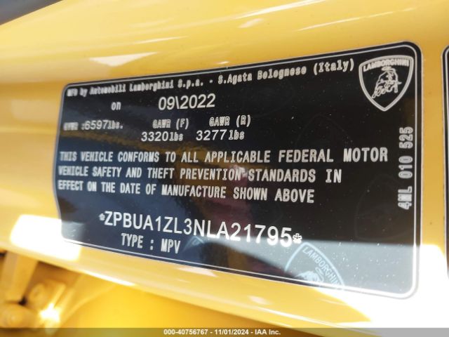 2022 LAMBORGHINI URUS ZPBUA1ZL3NLA21795 Photo 8