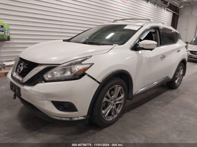 5N1AZ2MHXFN234496 Nissan Murano Platinum