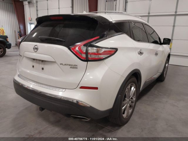 5N1AZ2MHXFN234496 Nissan Murano Platinum