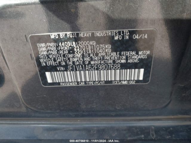 JF1VA1A62F9807688 Subaru WRX
