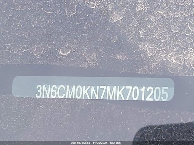 3N6CM0KN7MK701205 Nissan Nv200 Compact Cargo Sv Xtronic Cvt