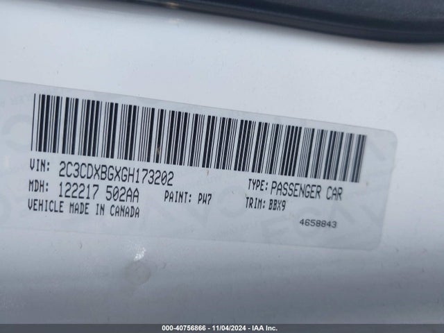 Dodge Charger Se 2016 2C3CDXBGXGH173202 Image 9