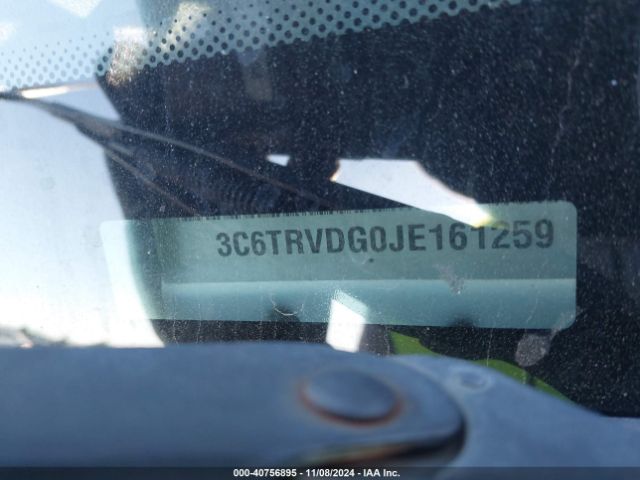 3C6TRVDG0JE161259 RAM Promaster 2500 High Roof 159 Wb