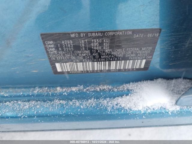 4S3GTAC68K3747875 Subaru Impreza 2.0i Premium