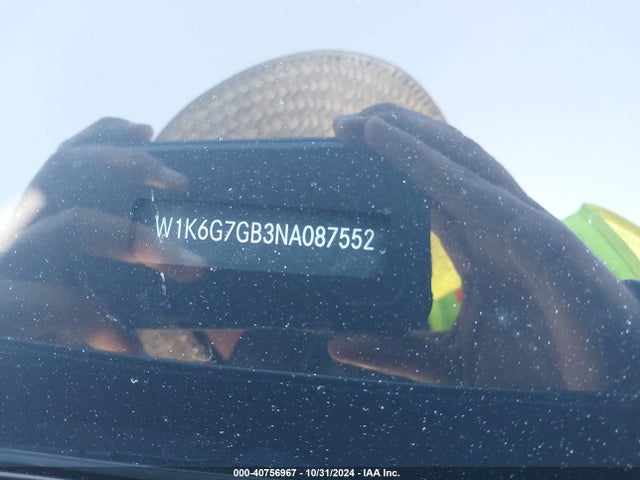 W1K6G7GB3NA087552 Mercedes-Benz S 580 4matic