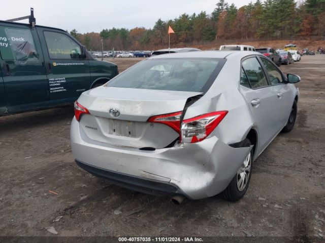 2T1BURHE0GC597541 Toyota COROLLA L