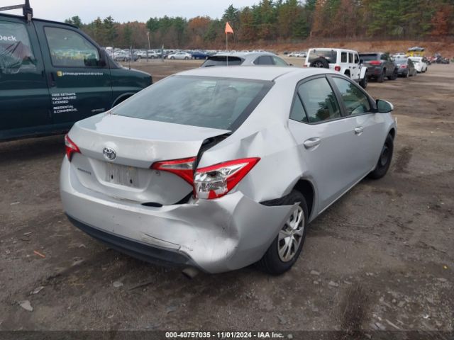 2T1BURHE0GC597541 Toyota COROLLA L