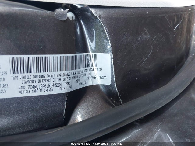 Chrysler Pacifica Touring L 2018 2C4RC1BG0JR140264 Image 9