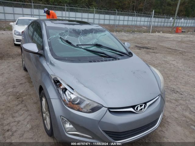 KMHDH4AEXFU224529 Hyundai ELANTRA SE