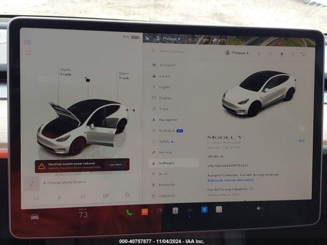 7SAYGDEE5PF753337 Tesla Model Y Awd/long Range Dual Motor All-wheel Drive