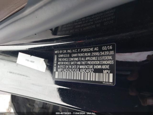 WP1AD2A20GLA80492 Porsche Cayenne Gts