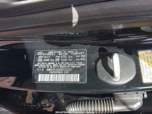 KMHG34JA3HU033322 Genesis G90 3.3t Premium