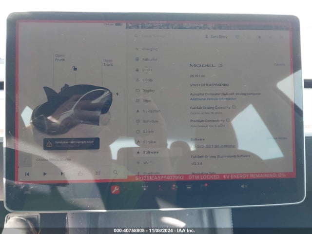 2023 TESLA MODEL 3 5YJ3E1EA5PF407992 Photo 6