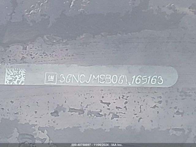 3GNCJMSB0GL165163 Chevrolet TRAX LTZ