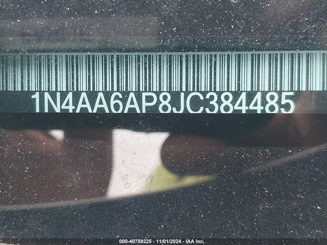 Nissan MAXIMA SV 2018 1N4AA6AP8JC384485 Image 9