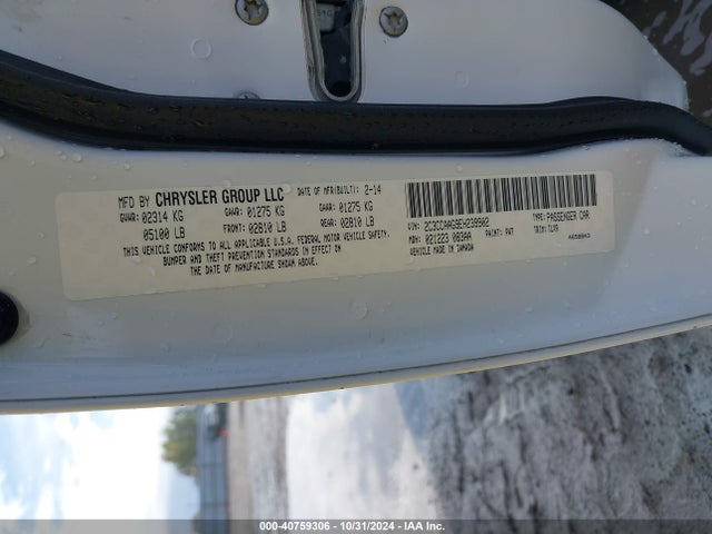 2C3CCAAG9EH239902 Chrysler 300