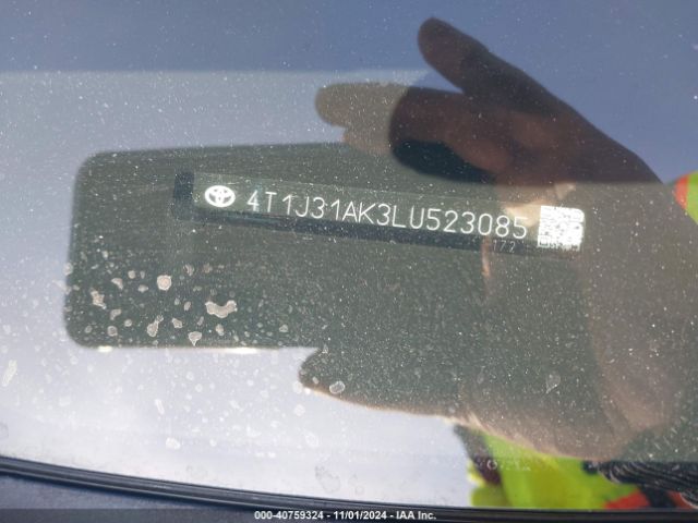 4T1J31AK3LU523085 Toyota Camry Se Hybrid
