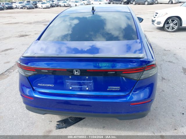 1HGCY2F53PA039675 Honda Accord Hybrid Sport