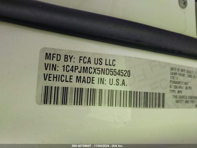 Jeep Cherokee X 4x4 2022 1C4PJMCX5ND554520 Image 9