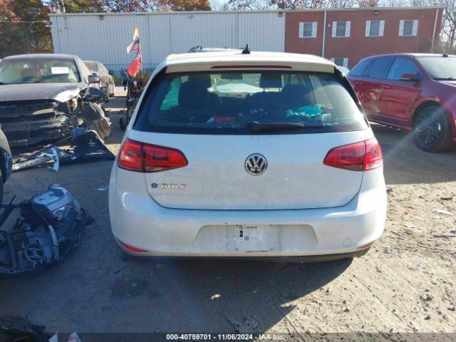 WVWKP7AUXGW915119 Volkswagen E-golf Se