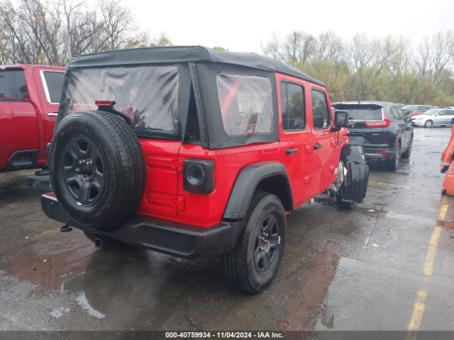 1C4HJXDN8NW243719 Jeep Wrangler Unlimited Sport 4x4