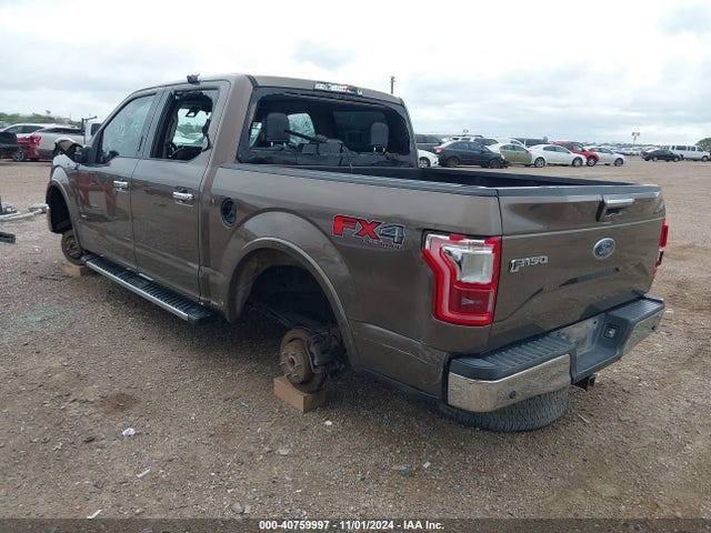 Ford F-150 Lariat 2016 1FTEW1EG9GKD42738 Image 3