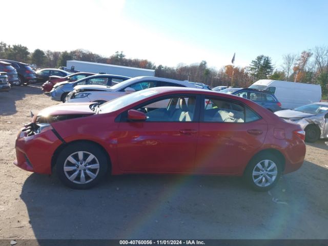 2T1BURHE8GC619186 Toyota COROLLA LE