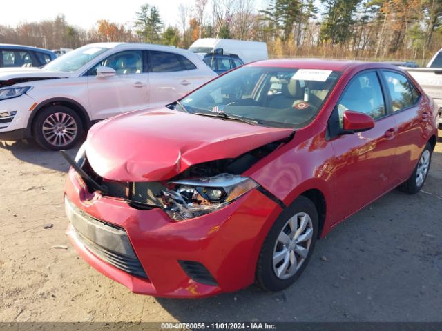 2T1BURHE8GC619186 Toyota COROLLA LE