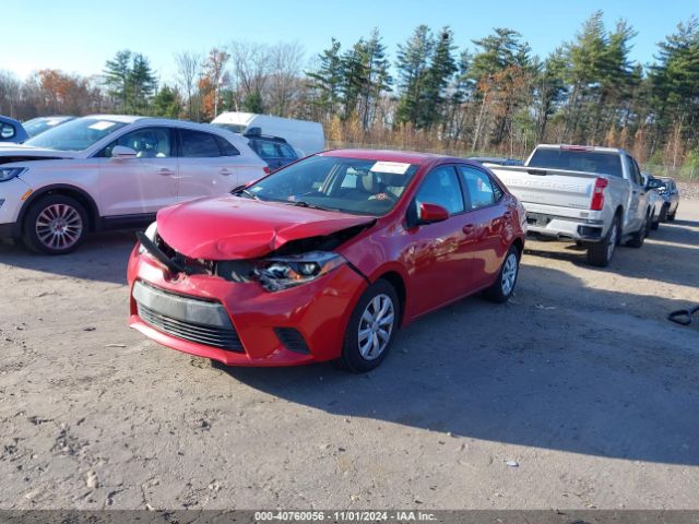 2T1BURHE8GC619186 Toyota COROLLA LE