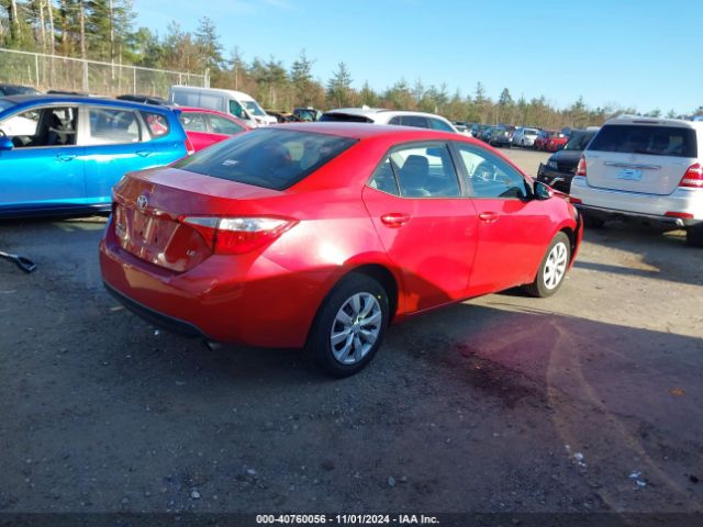 2T1BURHE8GC619186 Toyota COROLLA LE
