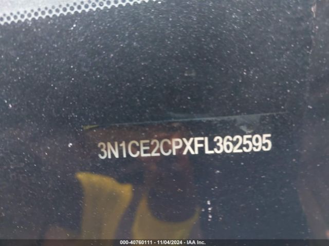 3N1CE2CPXFL362595 Nissan Versa Note S Plus