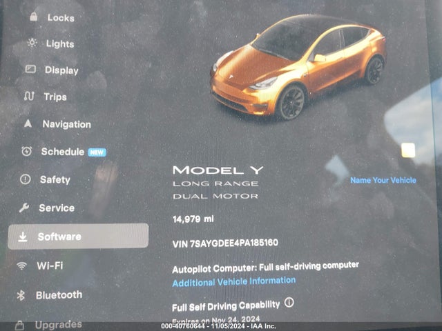 2023 TESLA MODEL Y 7SAYGDEE4PA185160 Photo 6