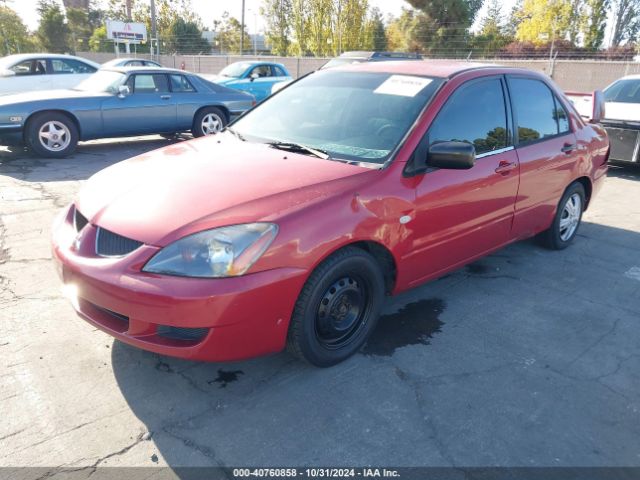 2004 MITSUBISHI LANCER JA3AJ26E74U014796 Photo 1