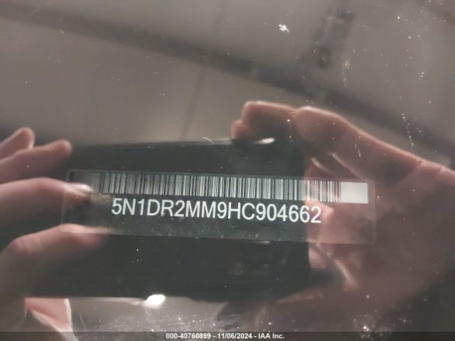 5N1DR2MM9HC904662 Nissan Pathfinder S