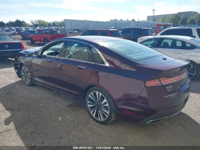 3LN6L5FC4JR624137 Lincoln Mkz Reserve