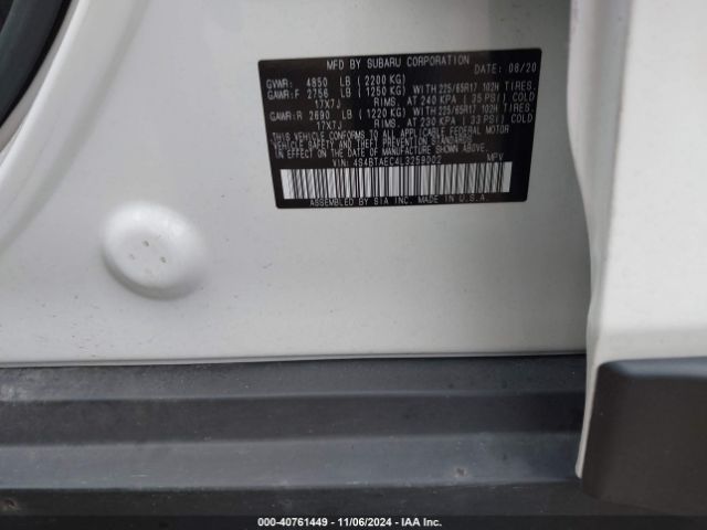 4S4BTAEC4L3259002 Subaru Outback Premium