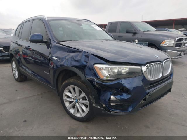 5UXWZ7C39H0X41367 BMW X3 Sdrive28i